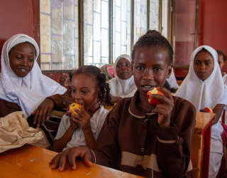 Ahmed Bin Hanbalin koulu Dar Saadissa, Adenissa. Kuva: WFP/Annabel Symington
