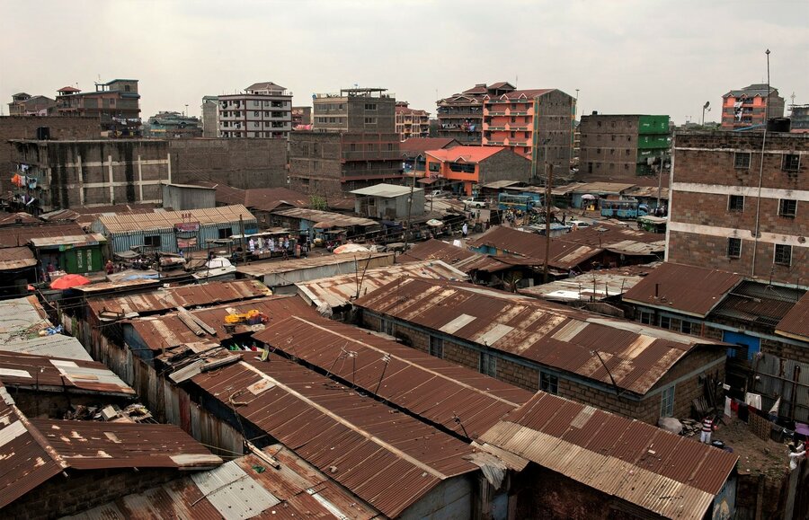 The informal urban settlement of Huruma is pictured in Nairobi. Photo: WFP/Alessandro Abbonizio